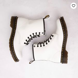 Womens Dr. Martens 1460 8-Eye Boot - White